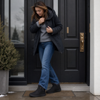 Lunavia | Plush-Lined Zipper Ankle Boots