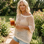 Aerela | Breezy Open Weave Knit Top