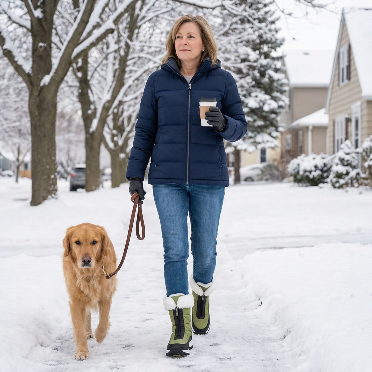 Frostara | Waterproof Fur Lined Winter Boots