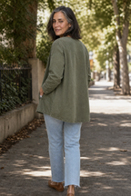 Corriveau | Washed Denim-Look Jacket