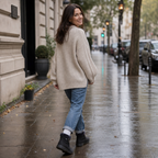 Lunavia | Plush-Lined Zipper Ankle Boots