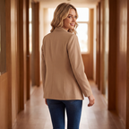 Poiseform | One-Button Stretch Tailored Blazer