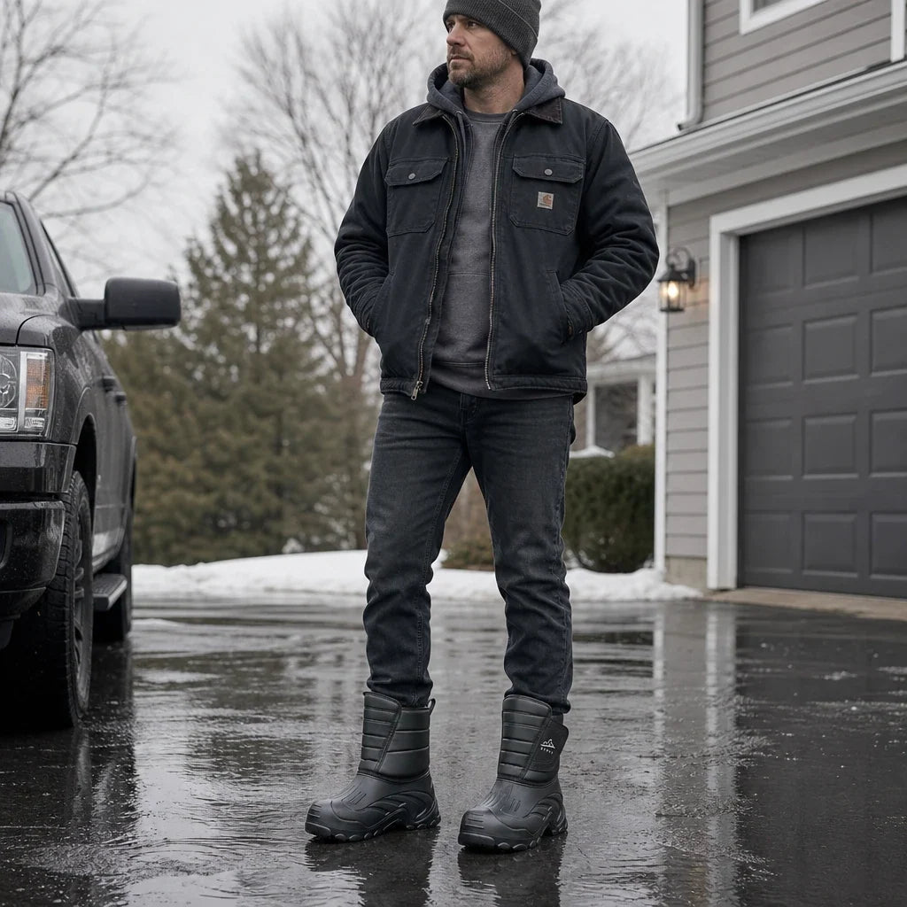 Snowlune | Plush-Lined Pull-On Winter Boots