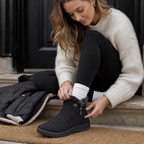 Lunavia | Plush-Lined Zipper Ankle Boots