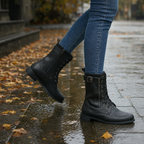 Amarah | Lace-Up Side-Zip Ankle Boots
