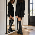 Cozeva | Stretch Elastic Warm-Lined Over-The-Knee Boots