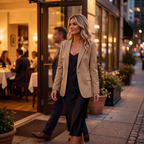 Poiseform | One-Button Stretch Tailored Blazer
