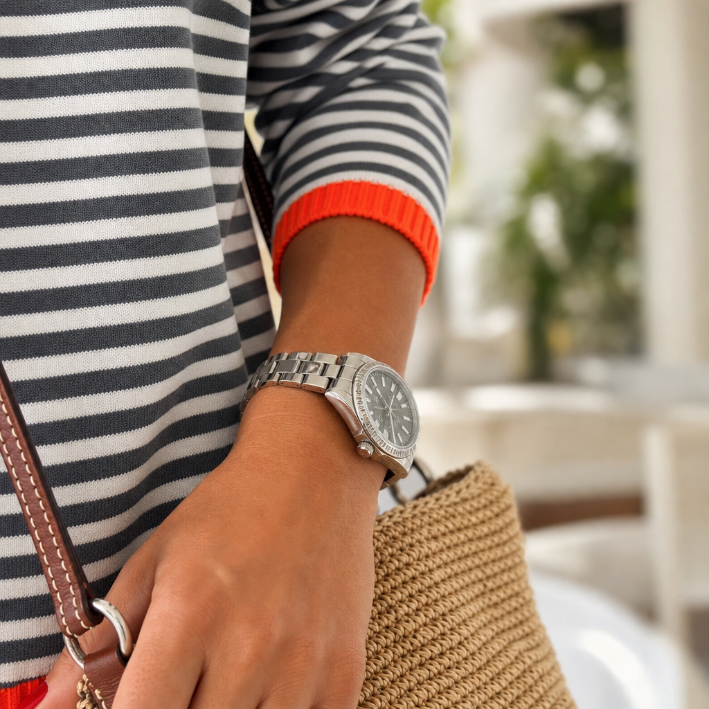 Tivana | Soft Touch Striped Long Sleeve