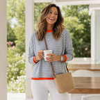 Tivana | Soft Touch Striped Long Sleeve