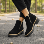 Stepara | Side-Zip Suede Chelsea Boots