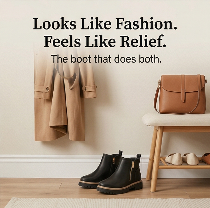 Strida | Women's Cushioned Platform Ankle Boots