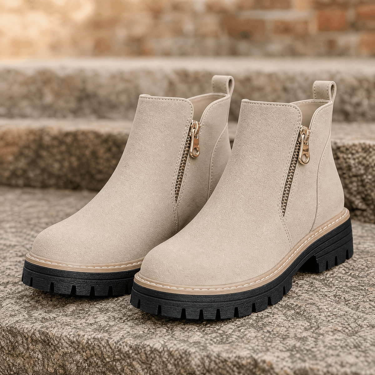 Strida | Women's Cushioned Platform Ankle Boots