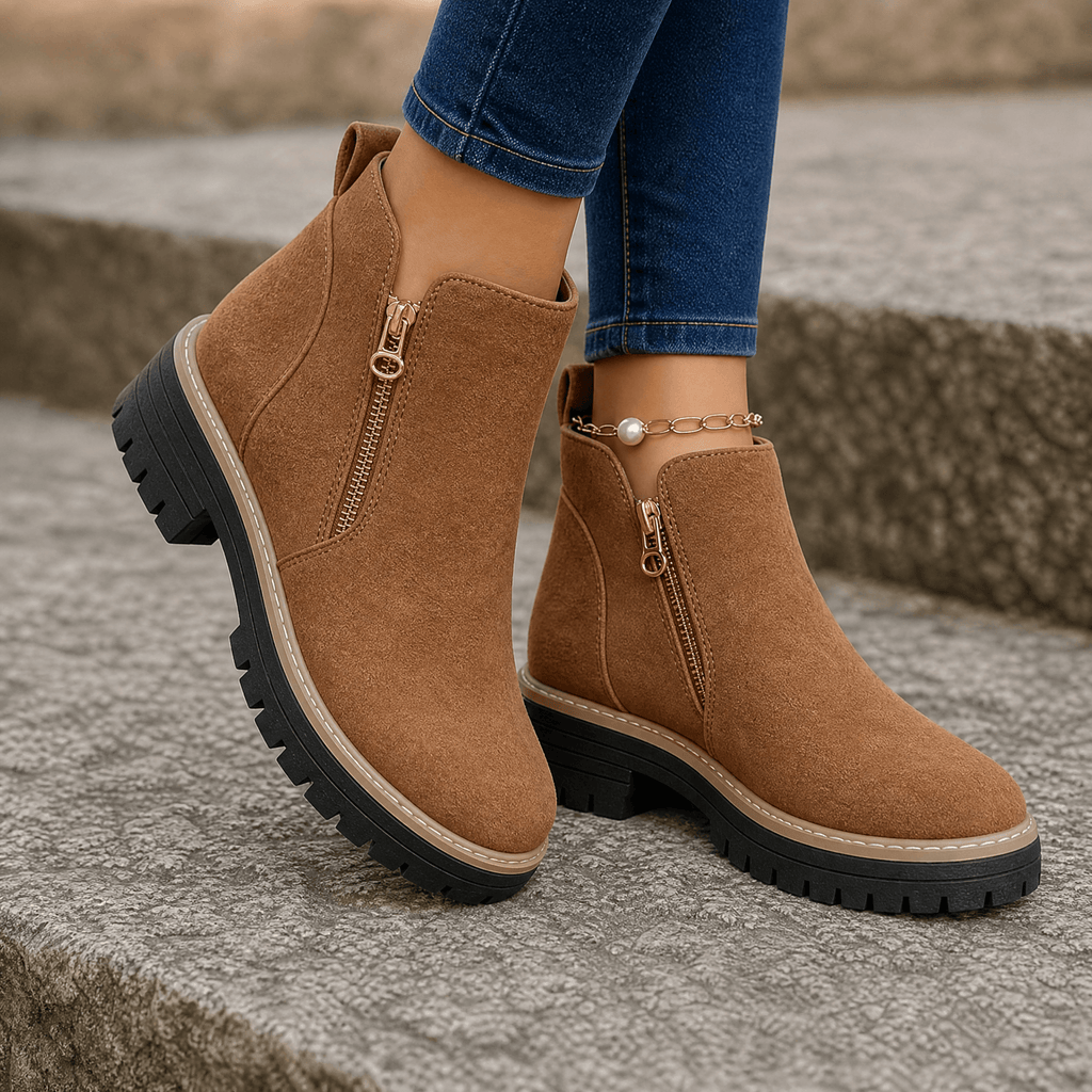 Strida | Women's Cushioned Platform Ankle Boots