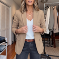 Poiseform | One-Button Stretch Tailored Blazer