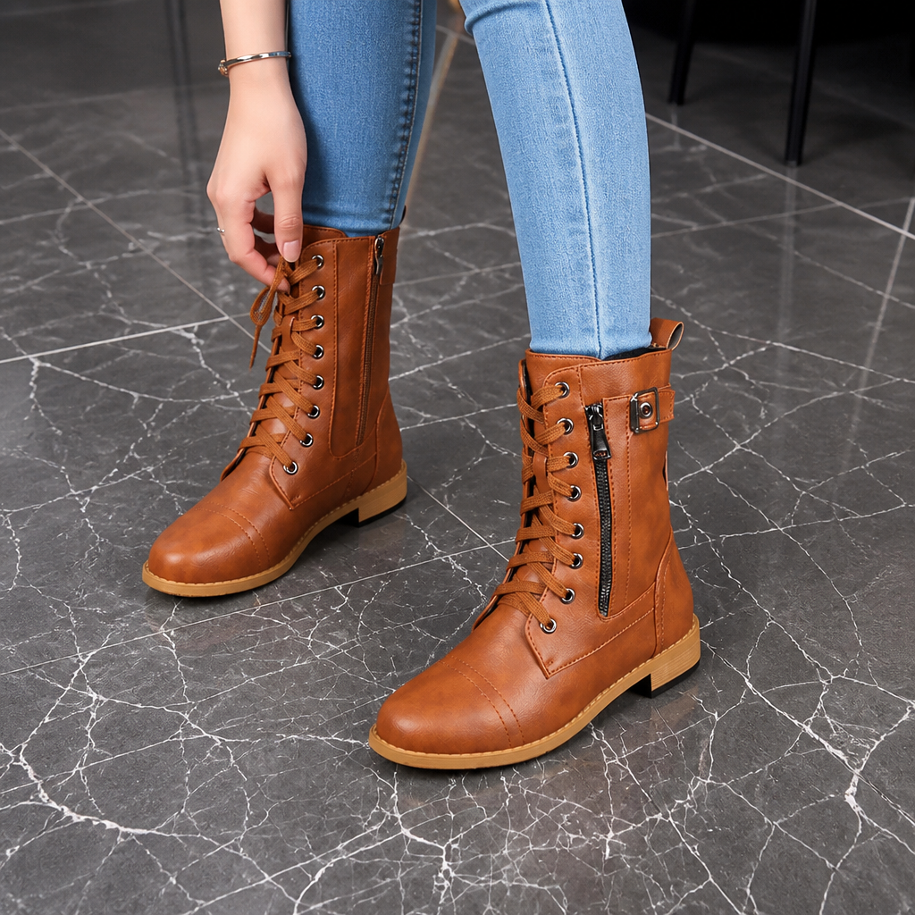 Everstride | Side-Zip Round-Toe Ankle Boots