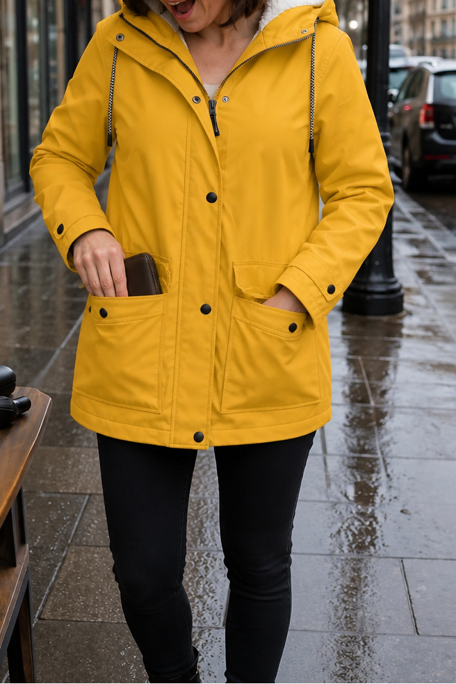 Windloft | Waterproof Plush-Lined Hooded Jacket