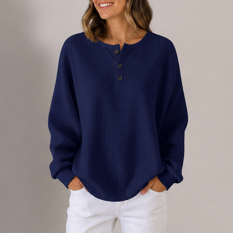 Warmwich | The Waffle Henley That Never Looks Thrown On