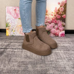 Snowelle | Plush-Lined Slip-On Ankle Boots