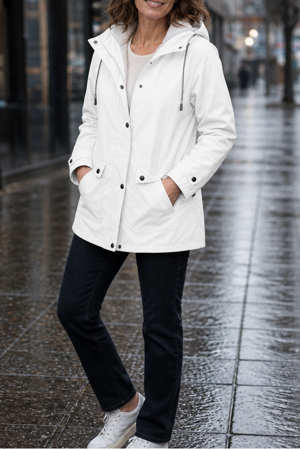 Windloft | Waterproof Plush-Lined Hooded Jacket