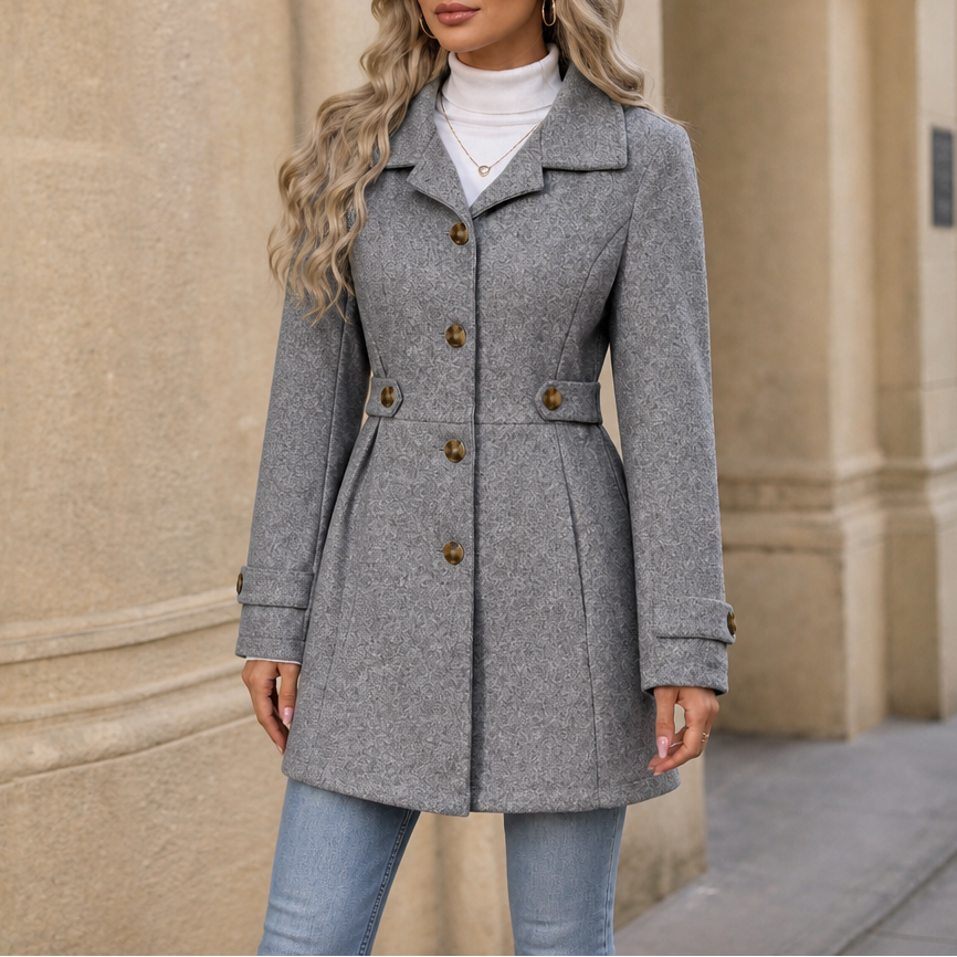 Vestalle | Belted Tailored Blend Trench Coat