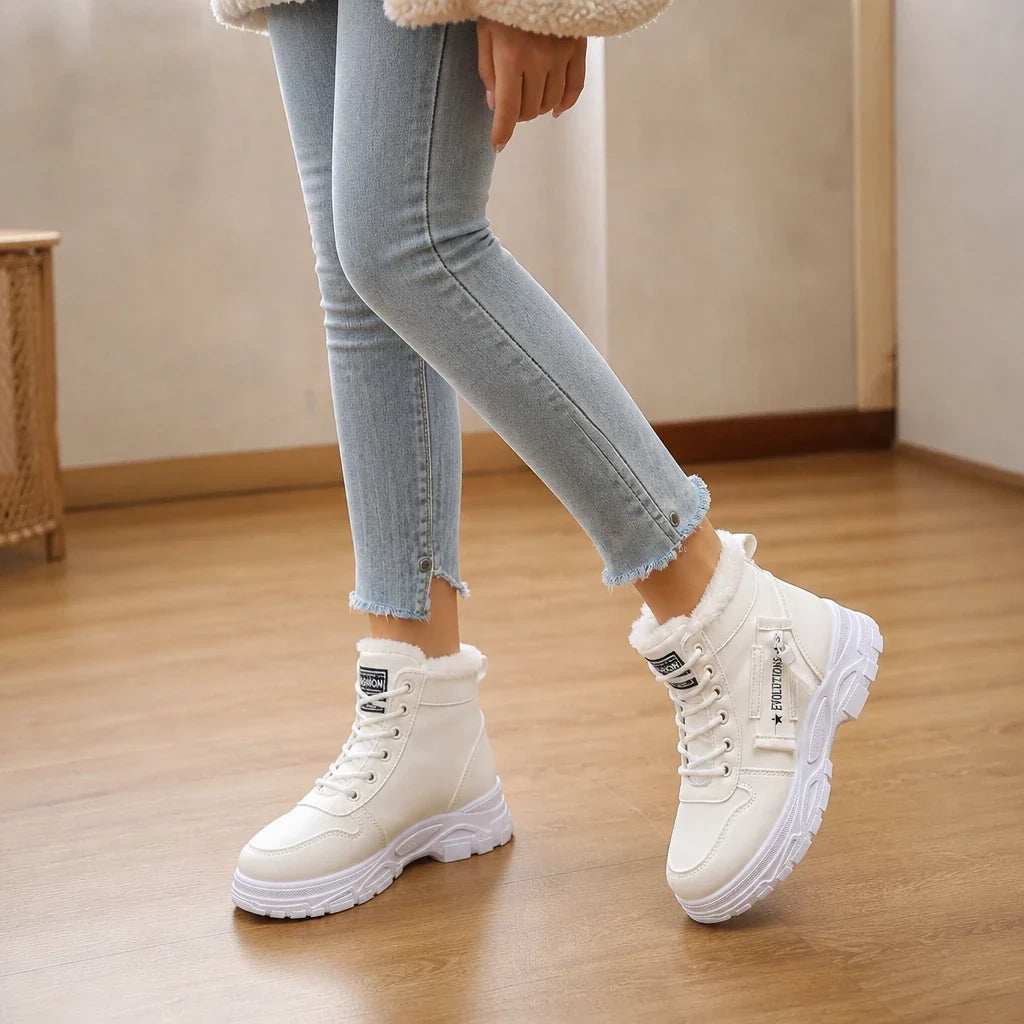 Veluna | Plush-Lined Winter Ankle Boots