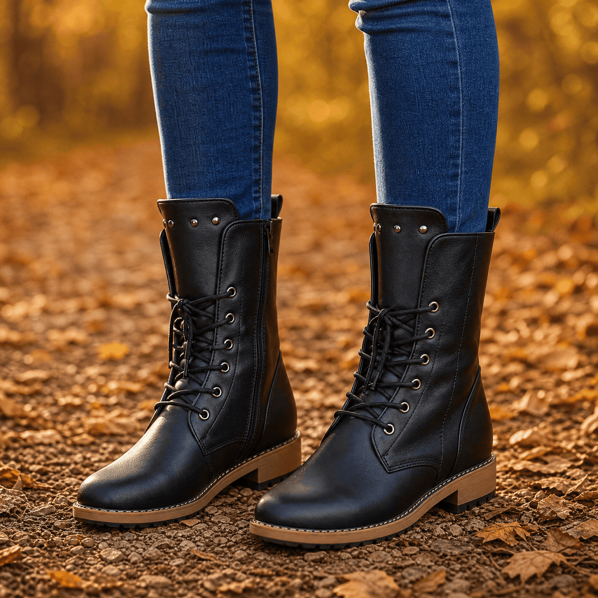 Westlyn | Women's Wool Lined Lace Up Ankle Boots