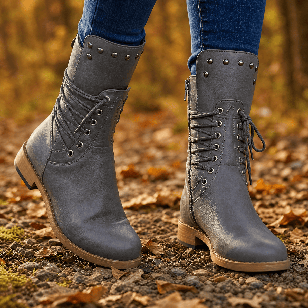 Westlyn | Women's Wool Lined Lace Up Ankle Boots
